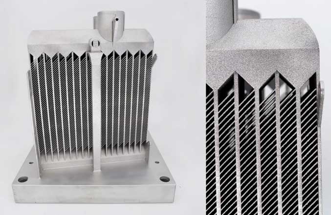 3D Printed Metal Racecar Condenser Opens Future Possibilities in Racing