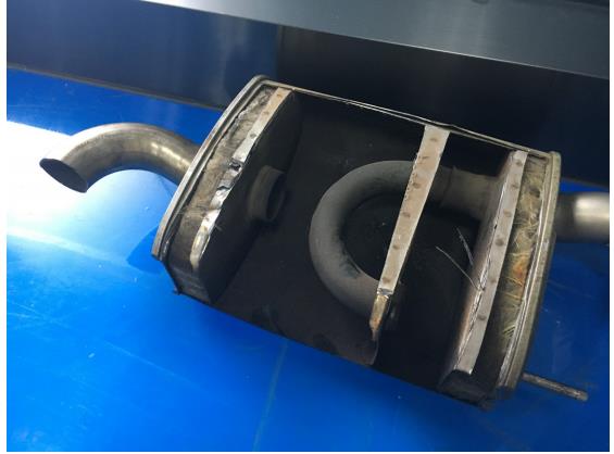 3D Printed Exhaust Pipe Applied on Ford Mustang