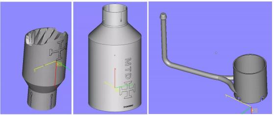 3D Printed Exhaust Pipe Applied on Ford Mustang