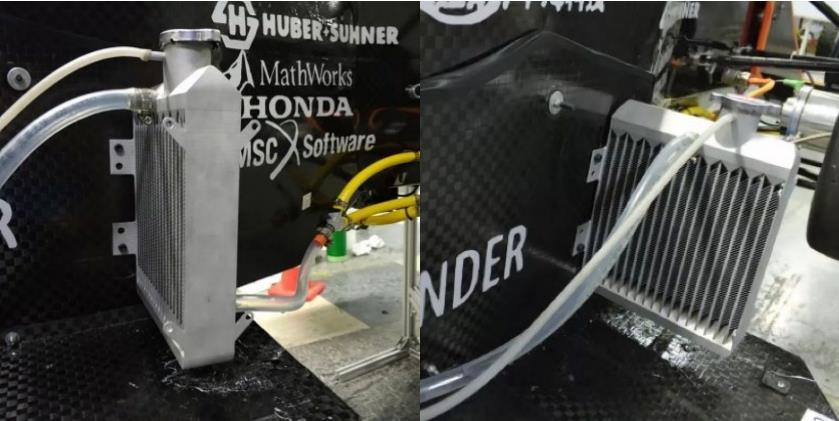 3D Printed Metal Racecar Condenser Opens Future Possibilities in Racing