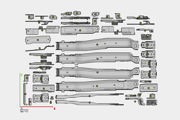 Metal 3D Printing for Small Batch Diverse Sheet Metal Flexible Manufacturing