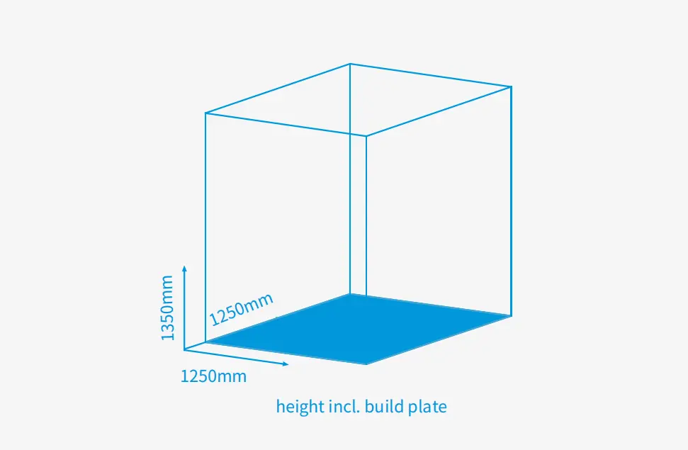 EP-M1250 Metal 3D Printer Feature High Efficiency & Productivity