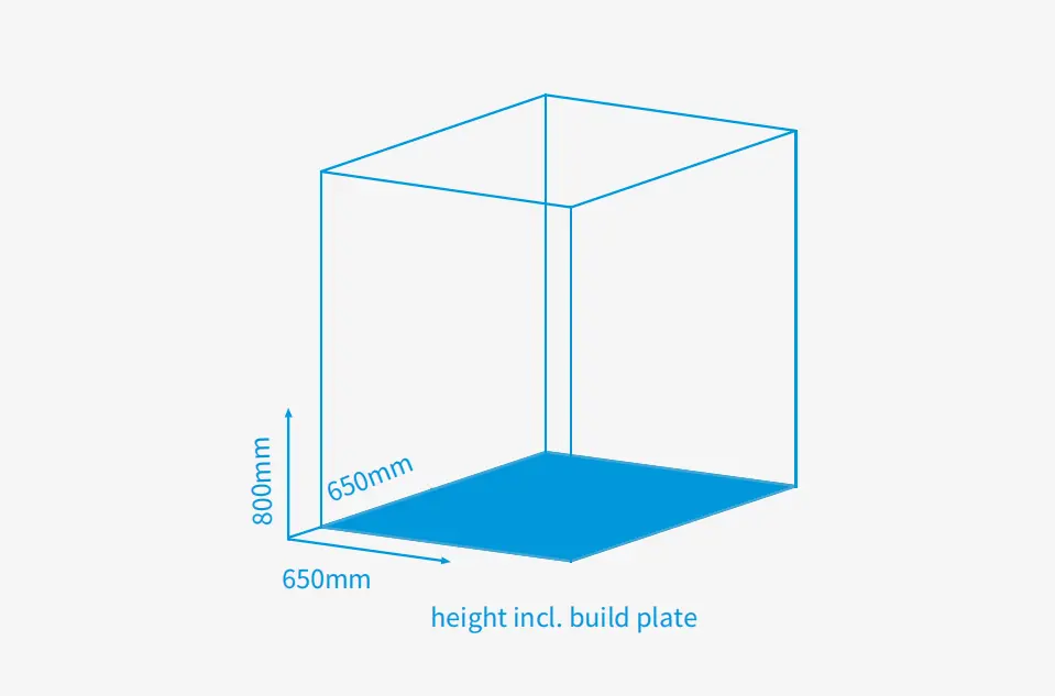 EP-M650 Metal 3d Printer Feature High Effciency Productivity