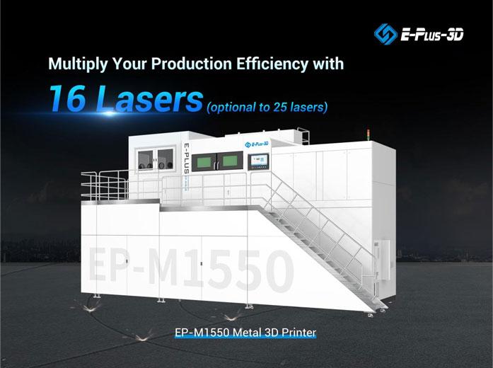 Eplus3D Unveils EP-M1550 16 lasers with Orders Ready for Shipping